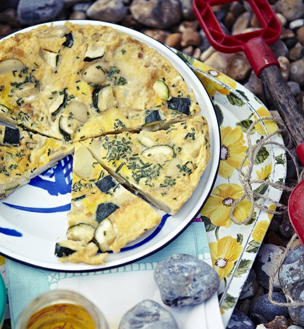 Vegetable tortilla with tomato salsa recipe Recipes